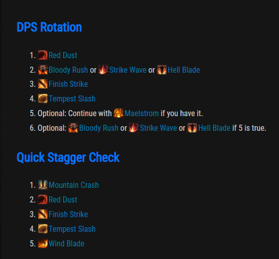DPS rotation